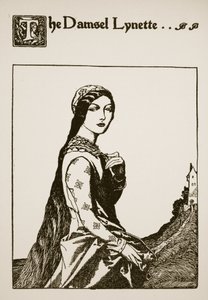 De jonkvrouw Lynette, illustratie uit 